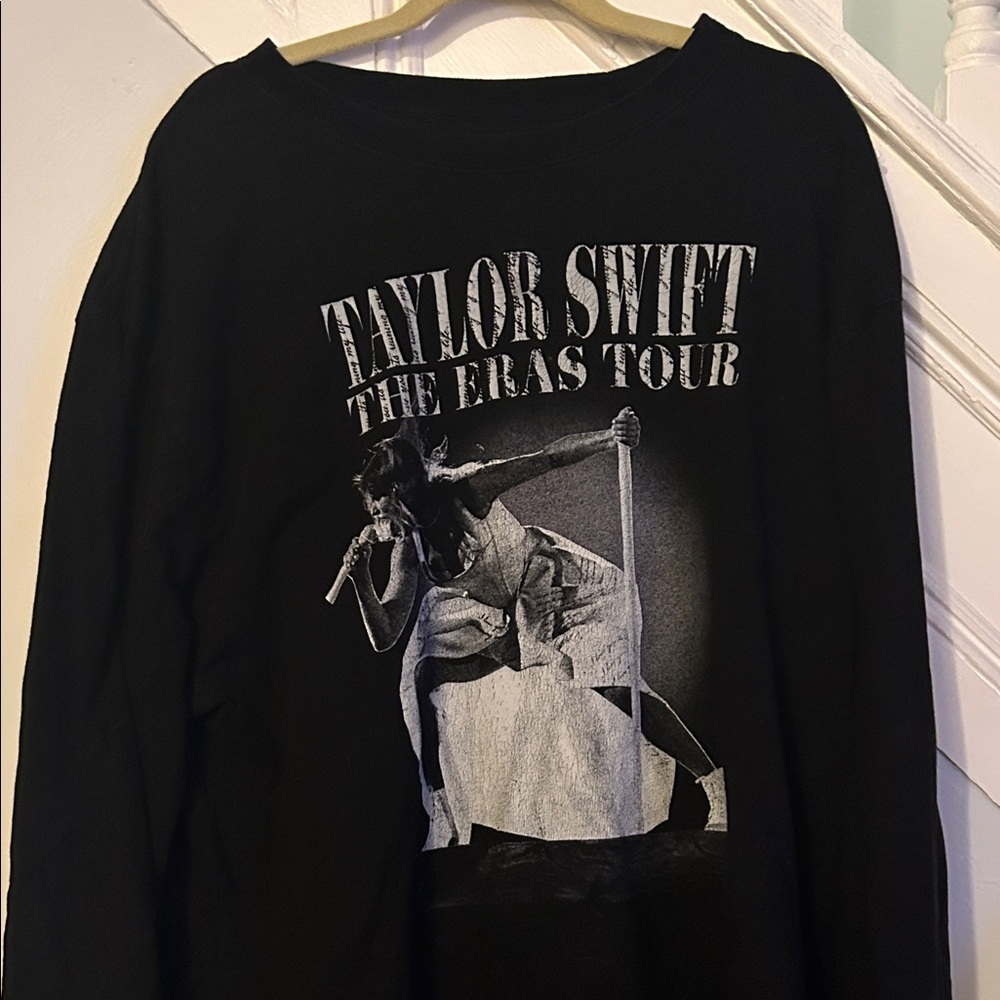 Black Taylor Swift The Eras Tour Long Sleeve